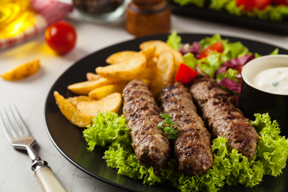 croatian food: cevapcici