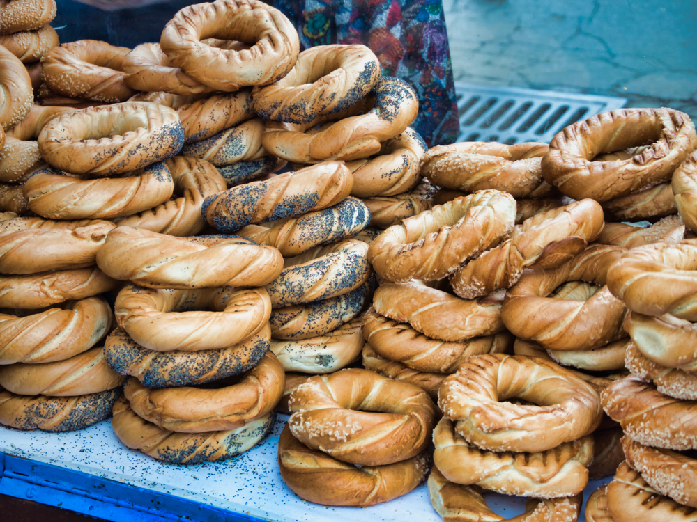 polish food: Obwarzanki Krakowskie