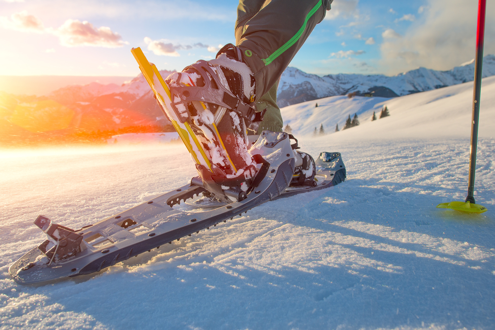 ski holidays - snowshoes